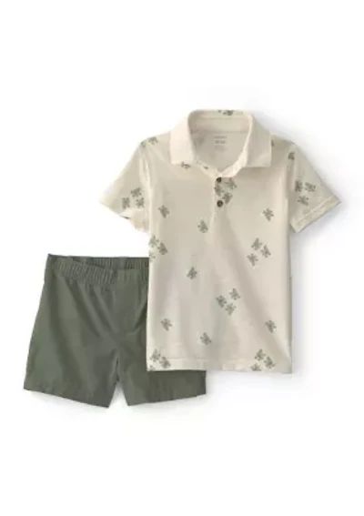 Toddler Boys Frog Set