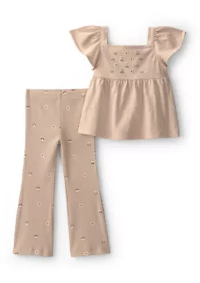 Toddler Girls 2 Piece Pants Set