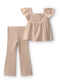 Toddler Girls 2 Piece Pants Set