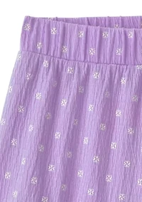 Toddler Girls Floral Tank Top and Shorts Set