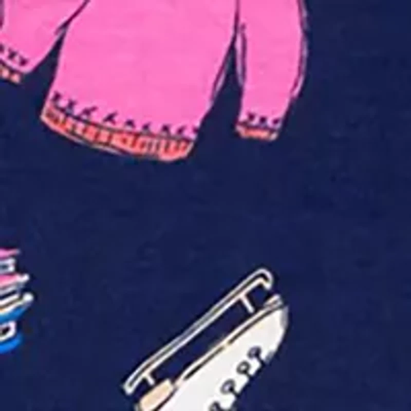 Girls 4-6x Winter Access Thermal 4 Piece Pajama Set