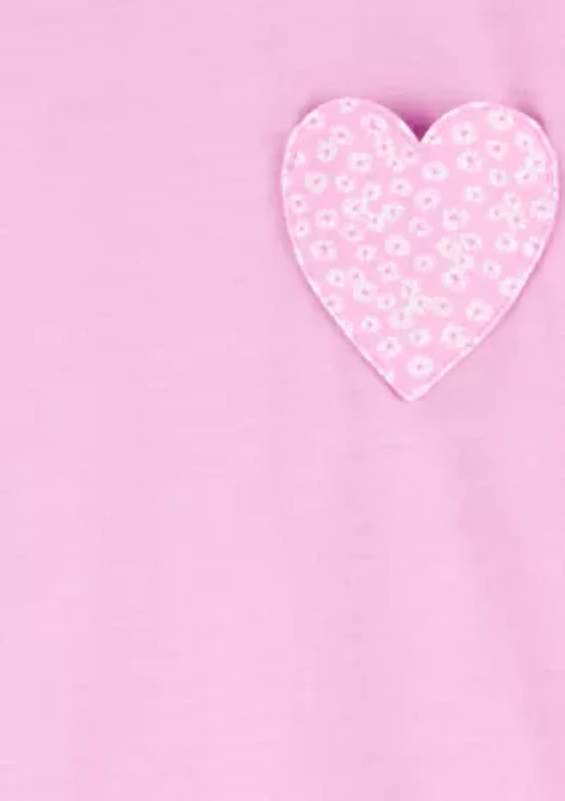 Girls 4-6x Heart Pajama Set