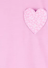 Girls 4-6x Heart Pajama Set