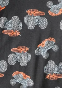 Boys 4-7 4 Piece Truck Pajama Set