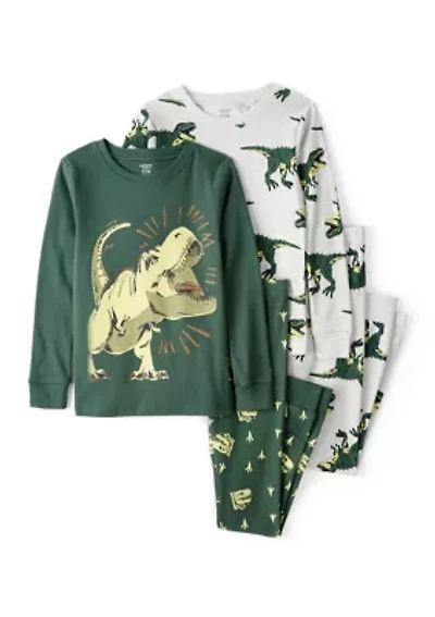 Boys 4-7 Dino Sleep Set
