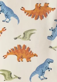 Boys 8-20 Dinosaur Printed Two Piece Pajama Set