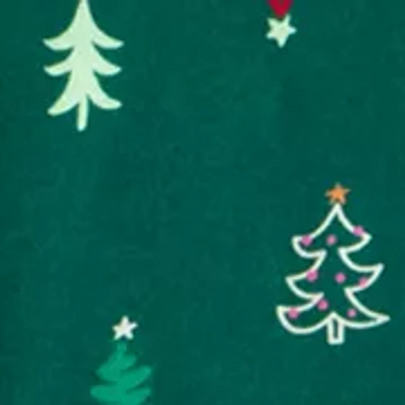 Toddler Boys Christmas Tree Print 100% Cotton Long-Sleeve Snug Fit 2-Piece Pajamas