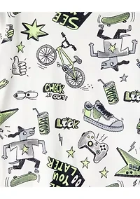 Boys 4-7 Gamer 4-Piece Pajama Set