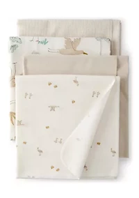 Baby Set of 4 Blankets 