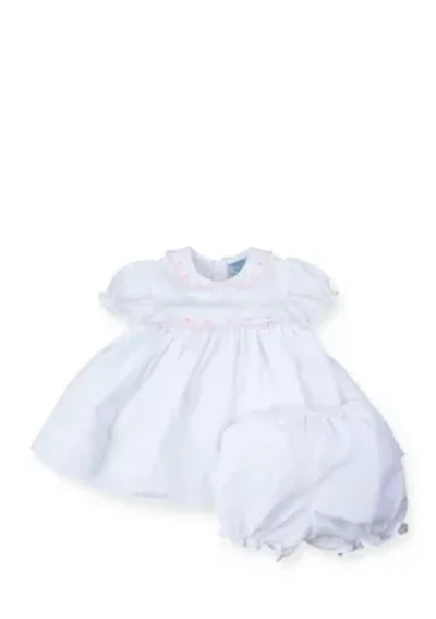 Lace Inlay Dress and Bloomers