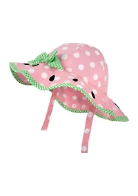 Watermelon Gingham Sun Hat