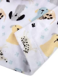 Baby Boys Puppy Dog Lovey Blanket