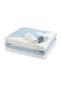 Baby Blue 6 Piece Bath Set