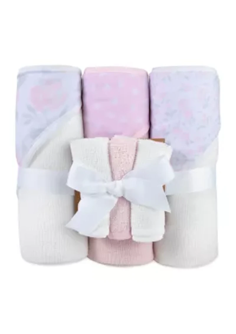Baby Pink 6 Piece Bath Set