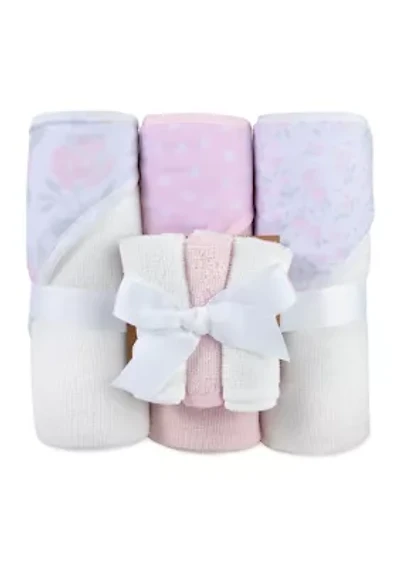 Baby Pink 6 Piece Bath Set