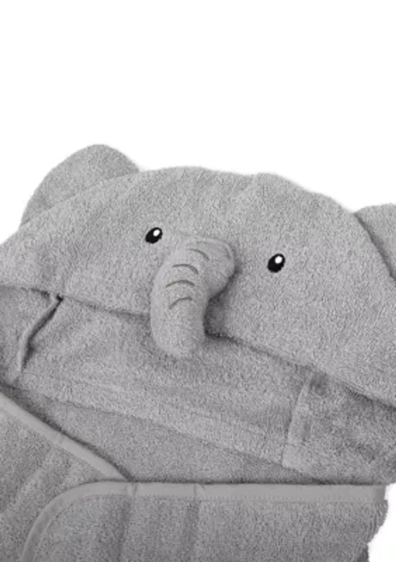 Elephant Hooded Bath Towel Set