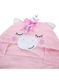 Baby Girls Unicorn Hooded Towel