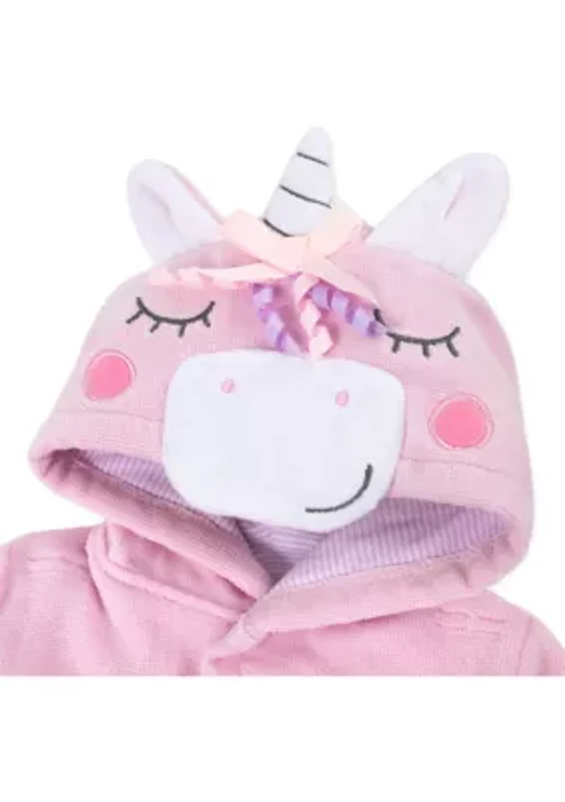 Baby Girls Unicorn Robe