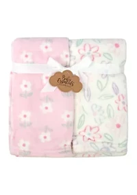 Baby 2-Pack Daisy Blankets