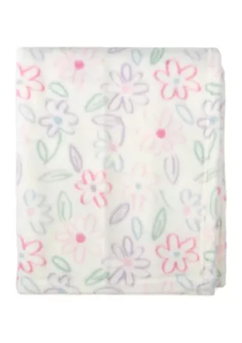 Baby 2-Pack Daisy Blankets