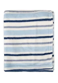 Baby 2-Pack Car and Stripe Blankets