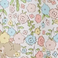 Baby Girls Floral Bubble with Hat