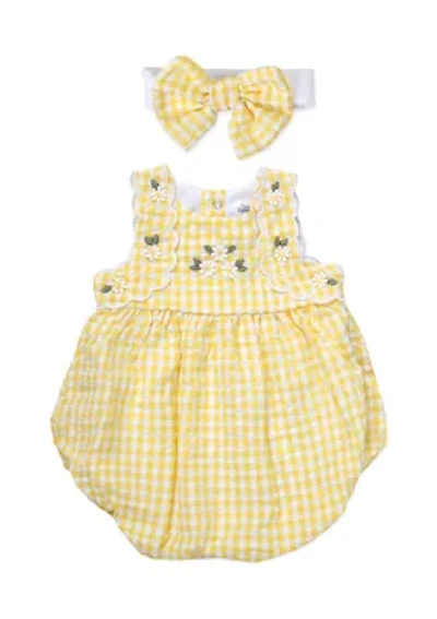 Baby Girls Gingham Romper