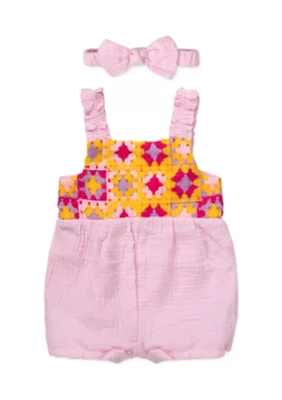 Baby Girls Crochet Romper