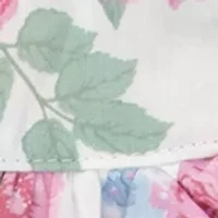 Baby Girls Floral Bubble Romper