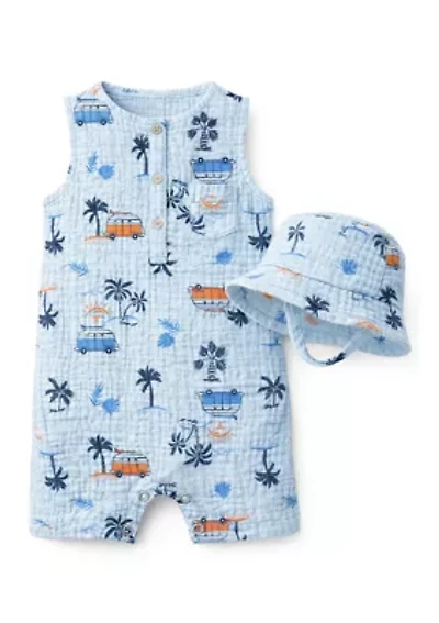 Baby Boys Tropical Romper