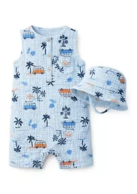 Baby Boys Tropical Romper