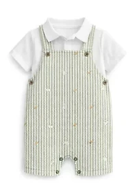 Baby Boys Coverall Bunnie Set