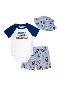 Baby Boys Mommy's Firecracker Set