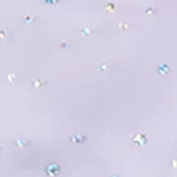 Toddler Girls Metallic Foil Dot Mesh Dress