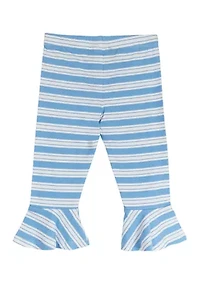 Toddler Girls Striped Knit Leggings