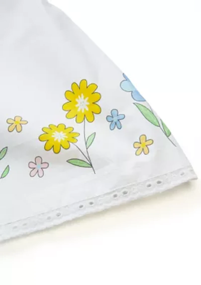 Toddler Girls Cotton Blend Floral Set