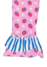 Toddler Girls Strawberry Leg Set