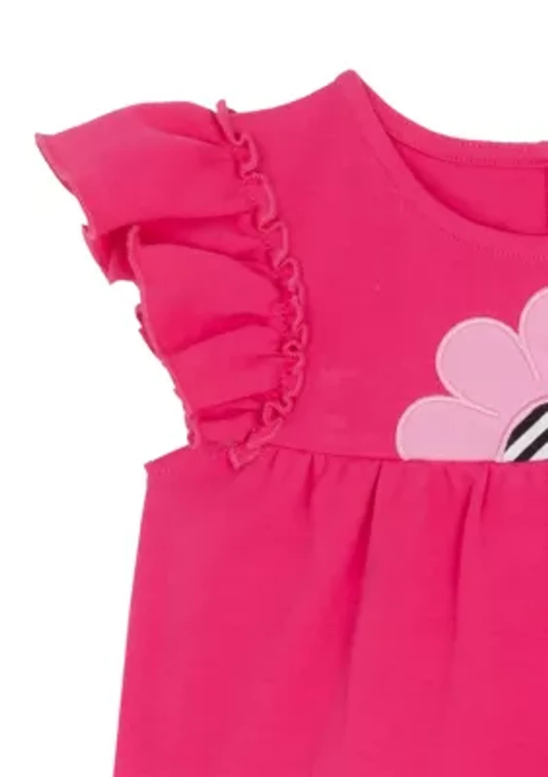 Toddler Girls Flower Legging Set