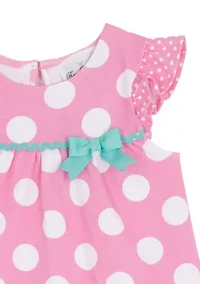 Toddler Girls Dot Legging Set