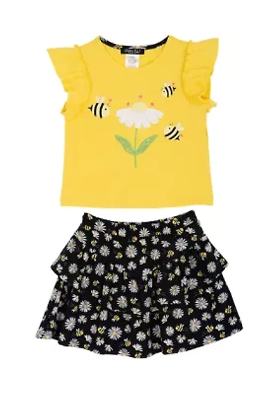 Toddler Girls Daisy Skort Set