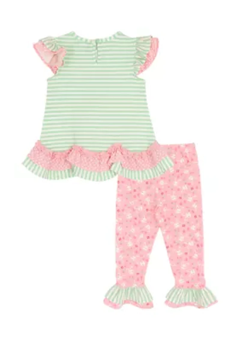 Toddler Girls Bunny Ears Legging Set