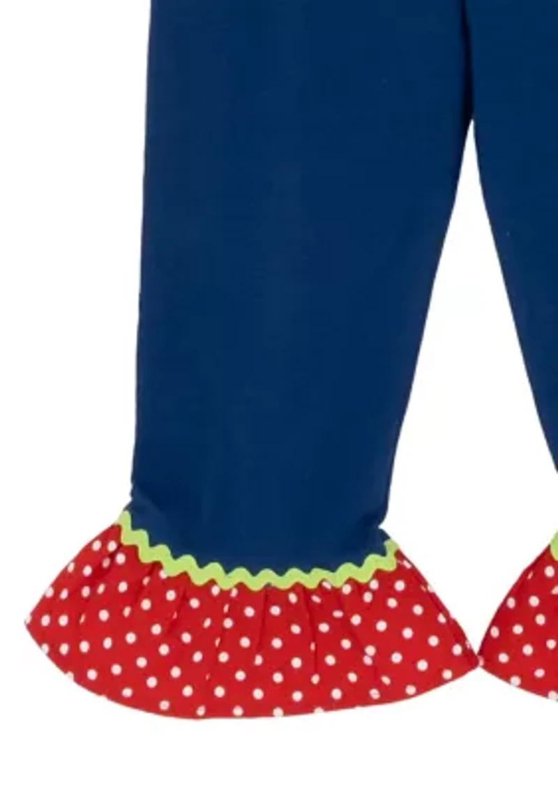 Toddler Girls Ladybug Seersucker Set