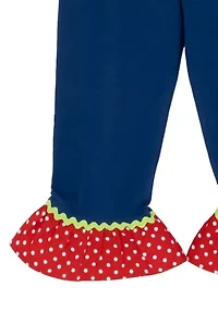 Toddler Girls Ladybug Seersucker Set