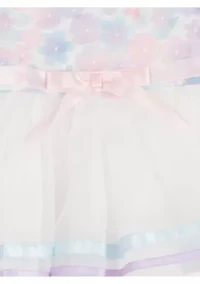 Toddler Girls 3D Mesh Dress