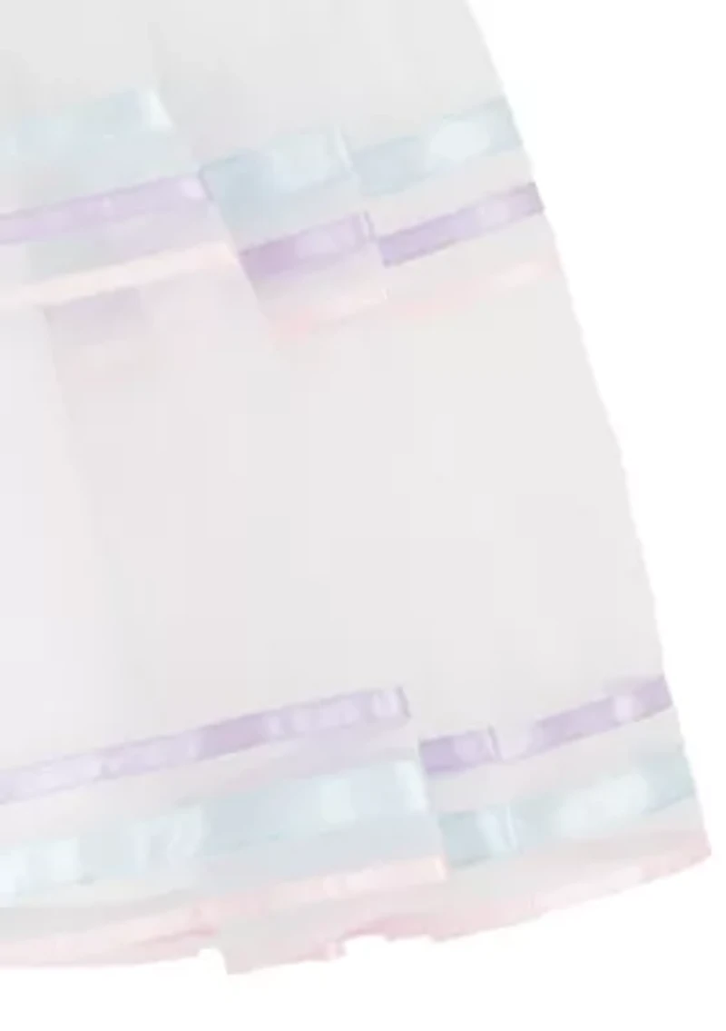 Toddler Girls 3D Mesh Dress