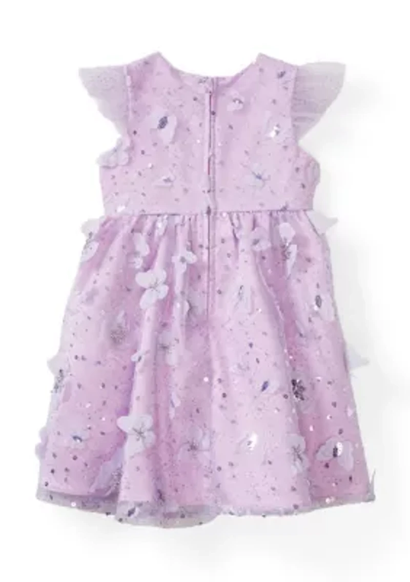 Toddler Girls Butterfly Dress