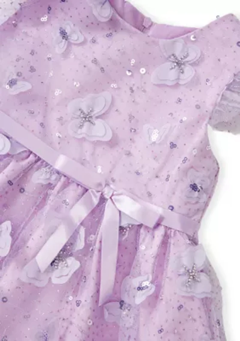 Toddler Girls Butterfly Dress
