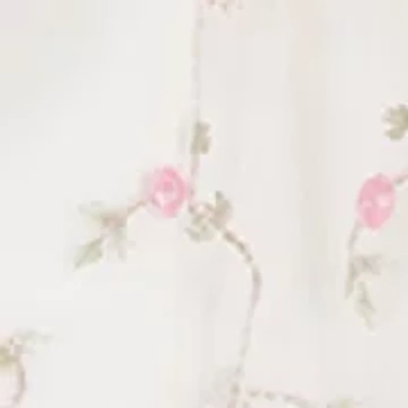 Toddler Girls Vine Embroidered Dress