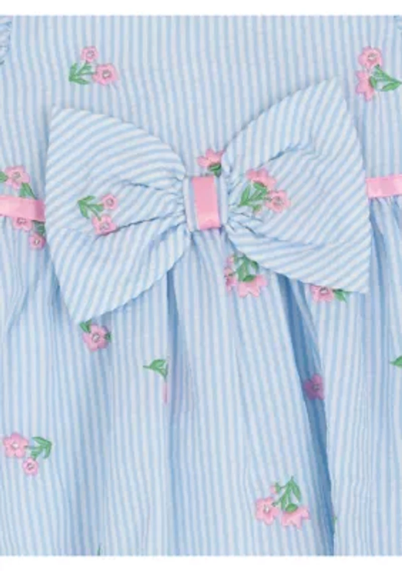 Toddler Girls Seersucker Dress
