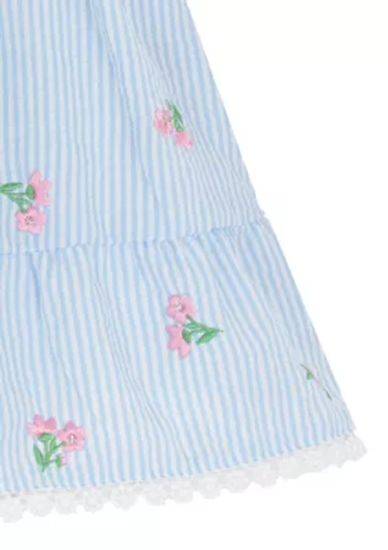 Toddler Girls Seersucker Dress